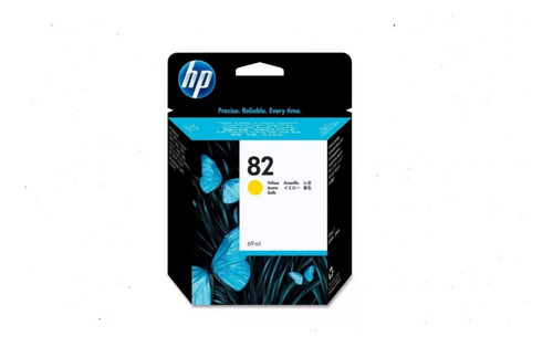 Cartucho Hp 82 Yellow (c4913a) 69ml Original 500  510  800