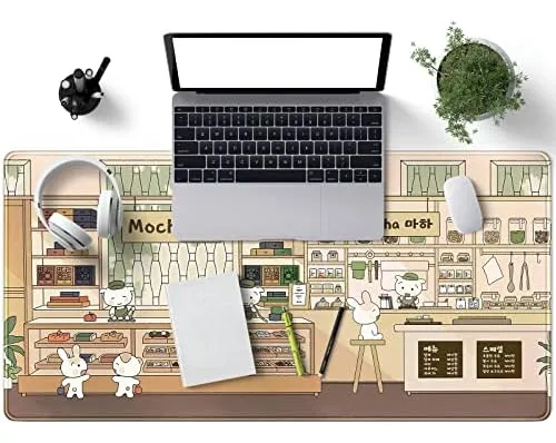 Kawaii Cute Desk Mat Anime Japonés Alfombrilla De Ratón Gran