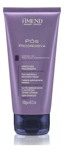 Amend Pós Progressiva Creme De Pentear Defrizante 180g