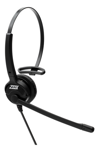 Headset P/ Celular P2 C/ Canc. De Ruídos Hz-40bs - Zox Cor Preto