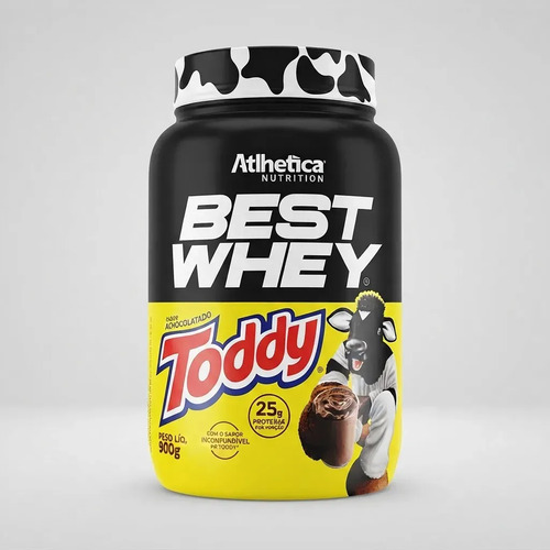 Proteína Atlhetica Nutrition Best Whey em pó sabor Toddy x 900g