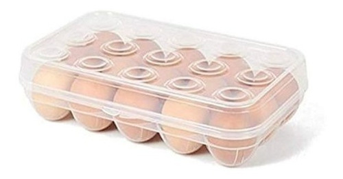 Caja Organizador De Huevos Para Refrigerador Hasta 15 Unidad
