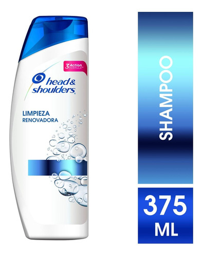 Shampoo Head & Shoulders 375 Ml Limpieza Renovadora