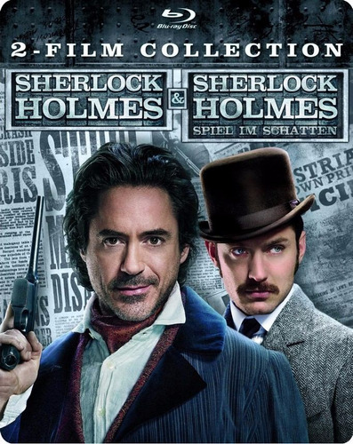 Blu Ray Sherlock Holmes 1 Y 2