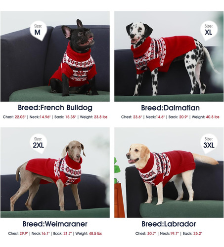 Suéter De Perros Mediano Iecoii, Suéteres Para Perros Para P