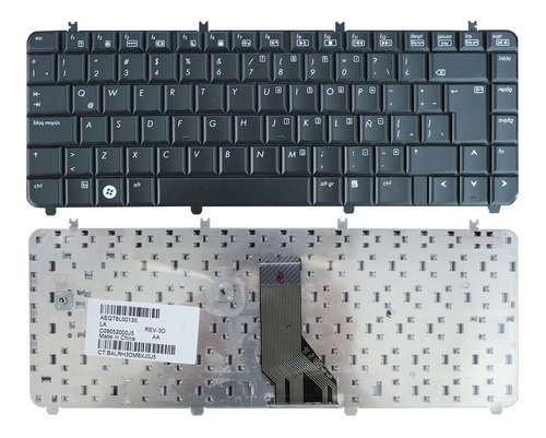 Teclado Hp Dv5 Dv5-1000 Qt6a Dv5-1000ea 1230us 1132la Negro