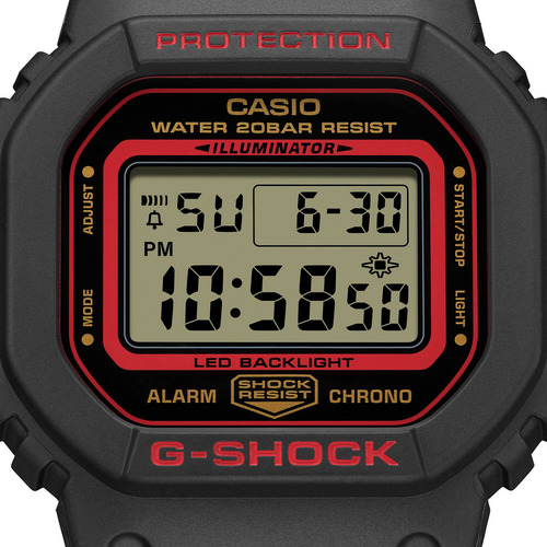 Reloj Casio G-shock: Dw-5600kh-1cr Correa Negro