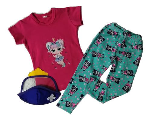 Conjunto Niña Bebé 1 Año Blusa + Leggings + Antifaz