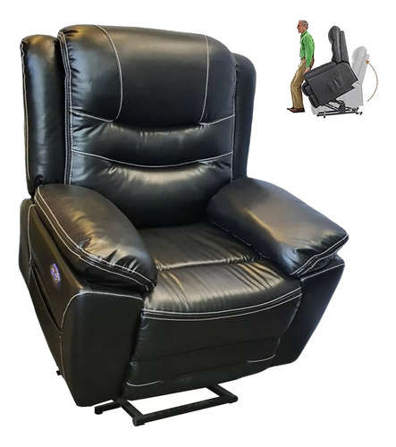 Sillon Electrico + Masajeador Reclinable Y Calor Lumbar