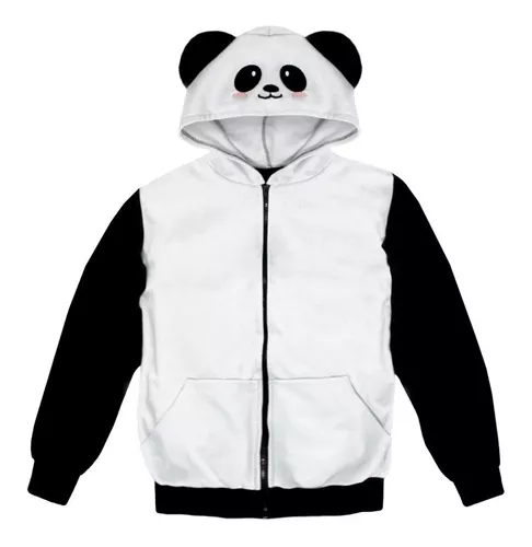 Moletom Panda - Urso Blusa Casaco Kawaii Desenho
