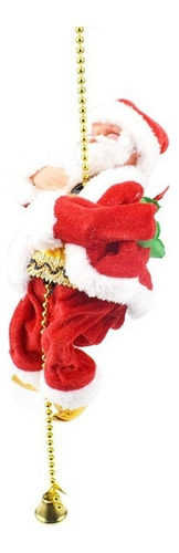 3 Piezas De Escalada De Papá Noel Con Luz Navideña Y Música