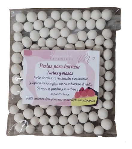 Perlas Bolitas Cerámica Para Hornear Tartas Y Masas X 300 Gr