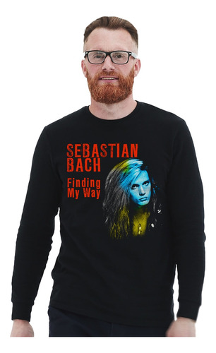 Polera Ml Sebastian Bach Finding My Way Rock Abominatron