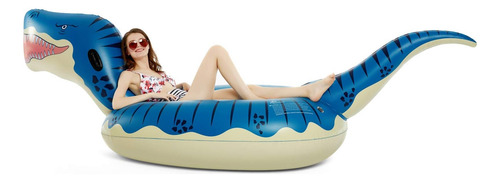 Jasonwell Inflable Dinosaurio Flota De Piscina Para Niños Ad