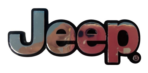 Chroma Emblema Jeep Cromado Plastico Con Adhesivo 3m Se