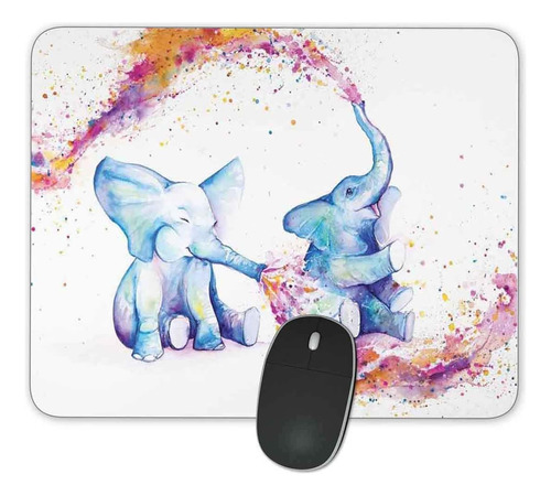 Gaming Mousepad Qj Cmj 9.45 X 7.9 Elefantes