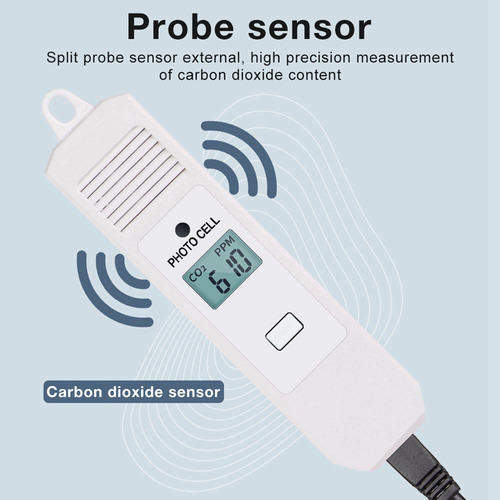 Controlador De Dióxido De Carbono, Sonda Dividida De Un Solo