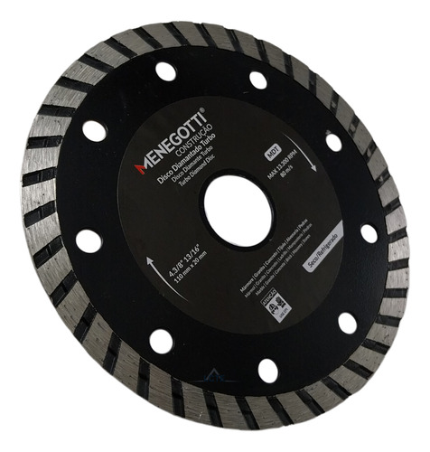 15x Discos Turbo 4.3/8 Menegotti P/serra Mármore Diamantado