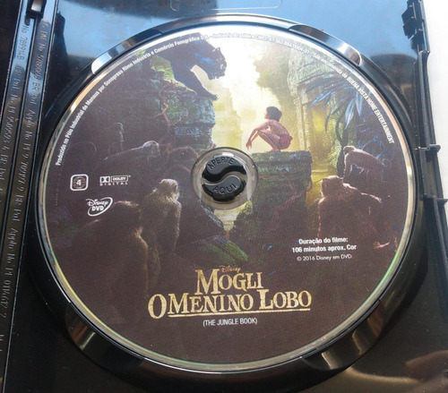 Mogli O Menino Lobo Dvd Live Action Disney Jon Favreau