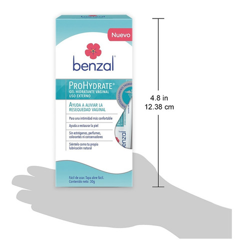 Benzal Gel Hidratante Íntimo Uso Externo Prohydrate