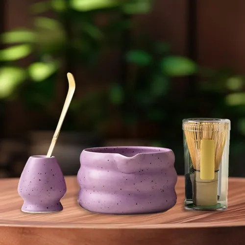 Xtf Kit Cerimonial Matcha 4un: Taça, Batedor E Suporte | MercadoLivre