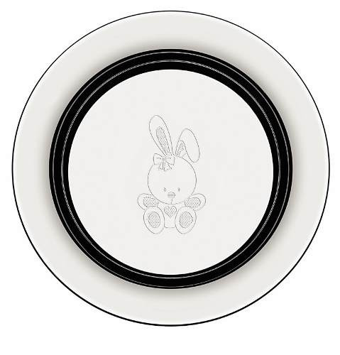 Imagem 1 de 6 de Prato Infantil Inox Crianca Le Petit 540ml Tramonti 61257235