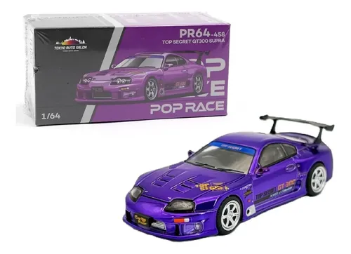 Pop Race 1:64 Toyota Supra Gt300 Top Secret Roxo Tas