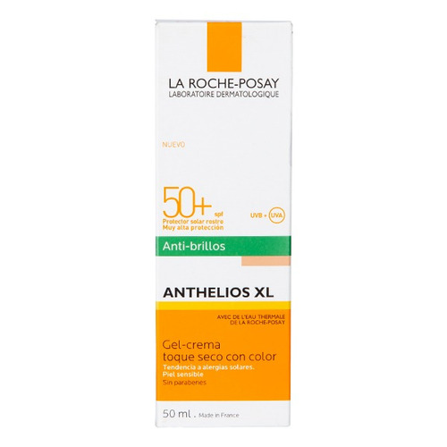 Imagen 1 de 4 de Protector solar La Roche-Posay Anthelios XL Toque Seco con Color en crema FPS50 x 50 ml