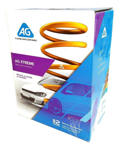 Imagen 1 de 7 de Resortes Ag Xtreme Vw Golf Mk4 2.0l 1.8t 99-2005