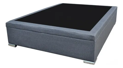 Box Baúl 1 Plaza - Noe Color Gris Oscuro