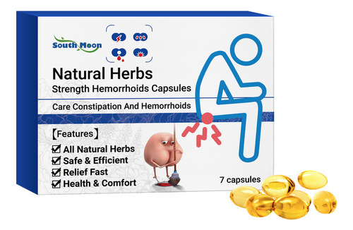 Cápsula Herbal Para Hemorroides Reparadora Que Alivia La Pic