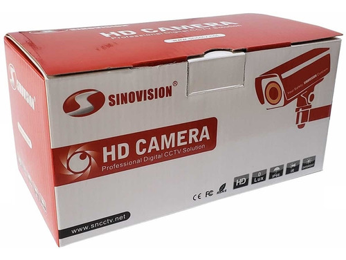 Cámara Bullet Seguridad 1080p 2mpx Metal Exterior Cctv