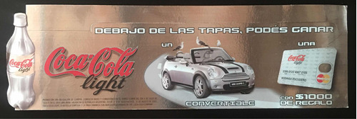 Antiguo Cartel Coca Cola Light 2005