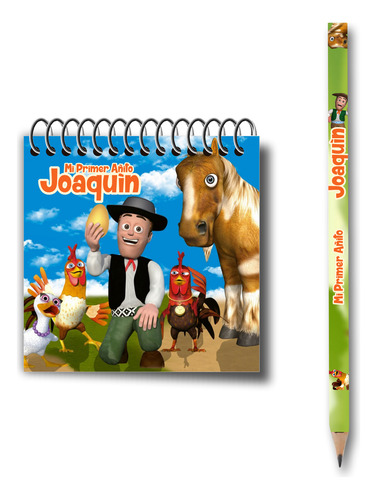 Anotador + Lapiz Souvenir Personalizado X20unid Granja Zenon