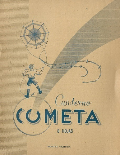 Cuaderno Antiguo Cometa: 8 Hojas