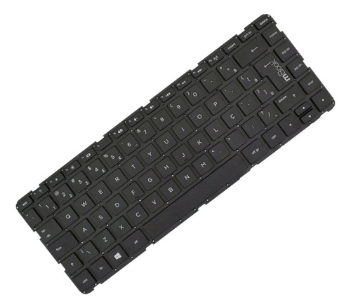 Teclado Hp Pavilion 14-d028br 14-d030br 14-d027br S/ Moldura Cor Conforme Imagens Do Anúncio