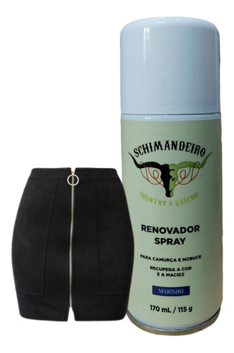 Renovador Spray Schimandeiro Para Camurça E Nobuck Desbotado