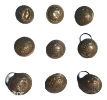 Comprar Botones Dorados Para Uniformes Militares, Pack De 9, Usados