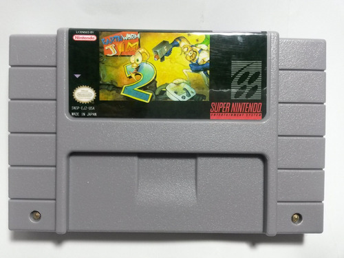 Snes/super Nintendo Earthworm Jim 2 Repro