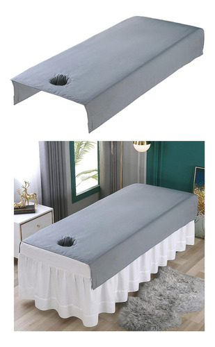 Protector De Sábanas For Cama De Spa Con Orificio