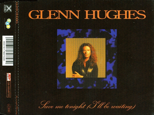 Glenn Hughes  Cd Single Save Me Tonight 1995 Europeo Cerra 
