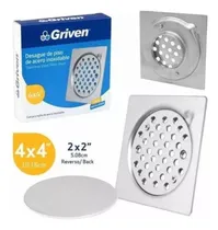 Comprar Rejilla De Desague Centro Piso Con Tapa Ciega Acero Inox