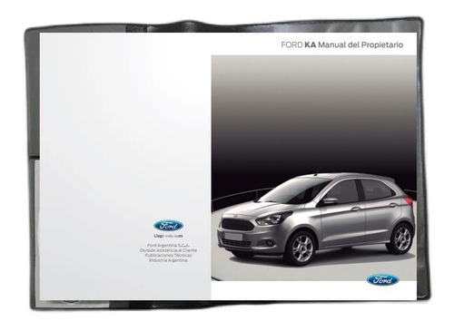Manual Del Propietario Ford Ka 2016/2018 Original