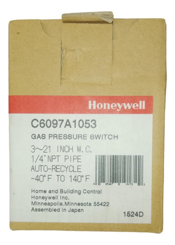 C6097a1053 Honeywell Item 019121-04-1 Ccg
