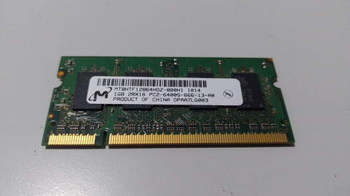 Memoria Ram Ddr2 Para Compaq Cq10 1gb Pc2-6400s-666-13-a0