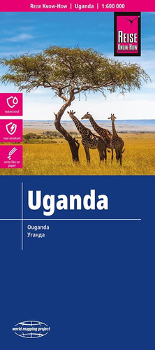 Libro: Uganda Road Map : 2017 Edition (english, Spanish, Fre