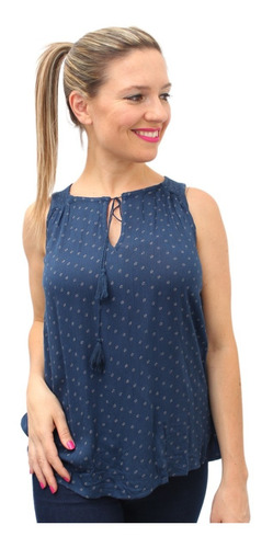 Blusa Old Navy Print Algodon Super Suave Casual Importada