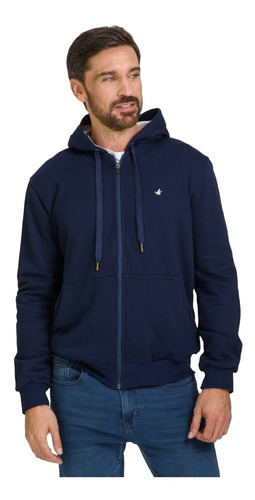 Campera Hoodie Buzo Hombre Brooksfield Capucha Algodón 8620b