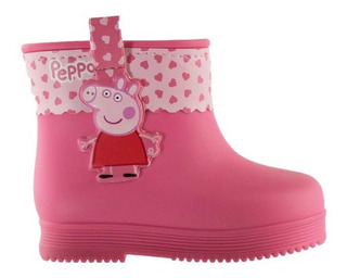 bota infantil peppa pig