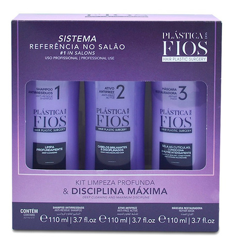 Cadiveu Plástica Dos Fios Kit Selagem Térmica 3x110ml